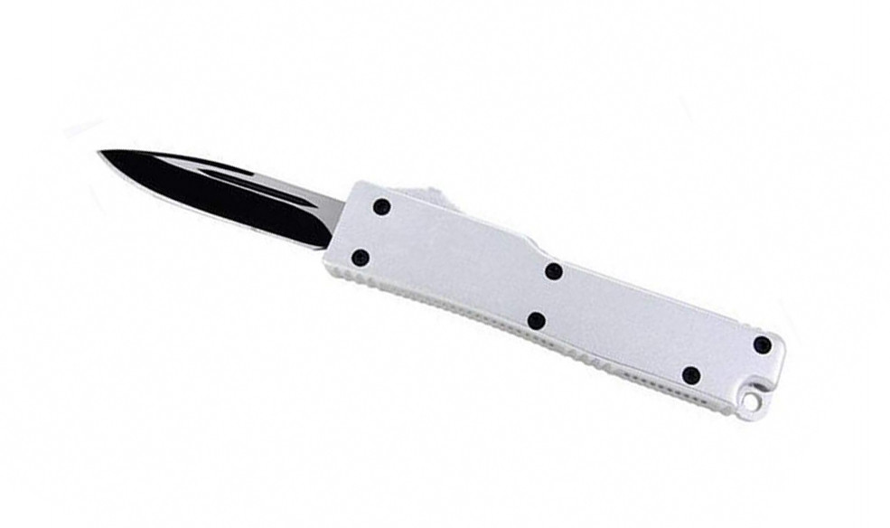 Silver Mini Keychain Firecracker Knife